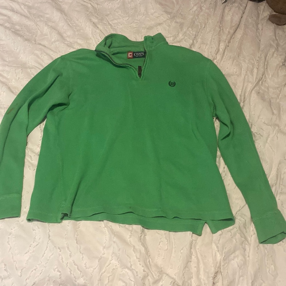 green chaps quarter zip